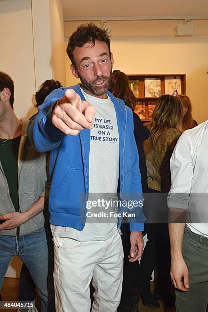 Alain Gossuin attends the 'Heros': Pierre et Gilles Exhibition At Galerie Templon on April 10, 2014 in Paris, France.