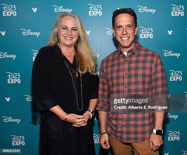 Producer Darla K. Anderson and director Lee Unkrich of COCO took part today in "Pixar and Walt Disney Animation Studios: The Upcoming Films"...