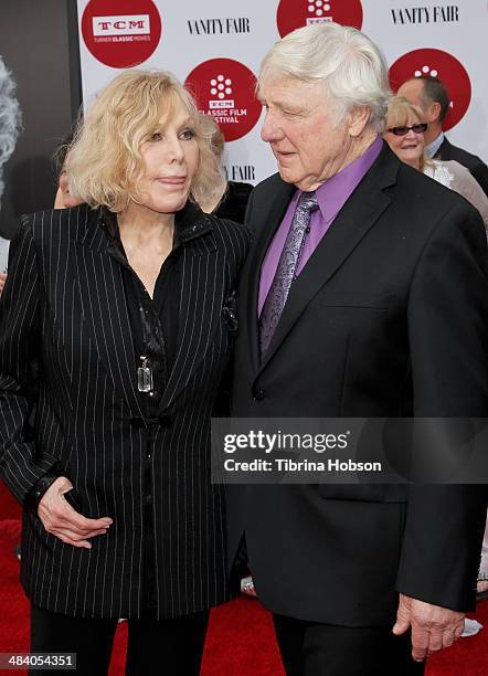 Kim Novak and Robert Malloy attend the TCM Classic Film Festival opening night gala for 'Oklahoma!' at TCL Chinese Theatre IMAX on April 10, 2014 in...