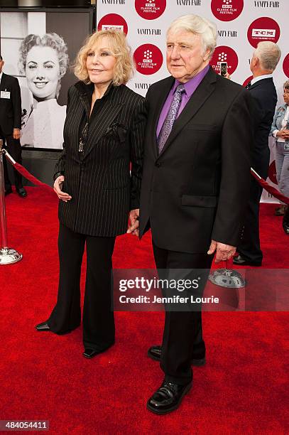 Kim Novak and Robert Malloy attend the 2014 TCM Classic Film Festival's opening night gala and world premiere of the restoration of "Oklahoma!"...