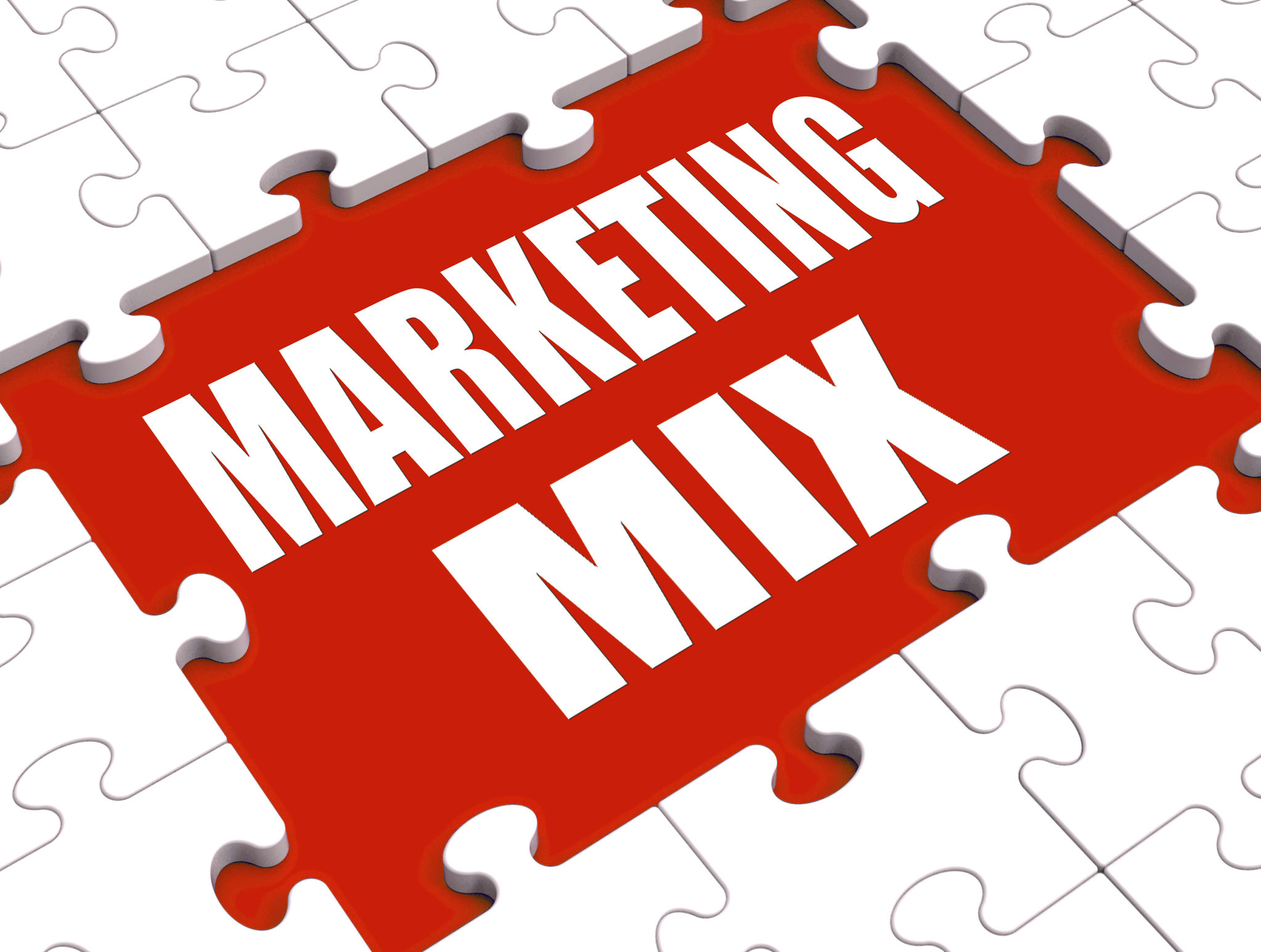 Marketing Mix Puzzle Shows Marketplace Place Price Product And P Marketing Mix Puzzle Shows Marketplace Place Price Product And P