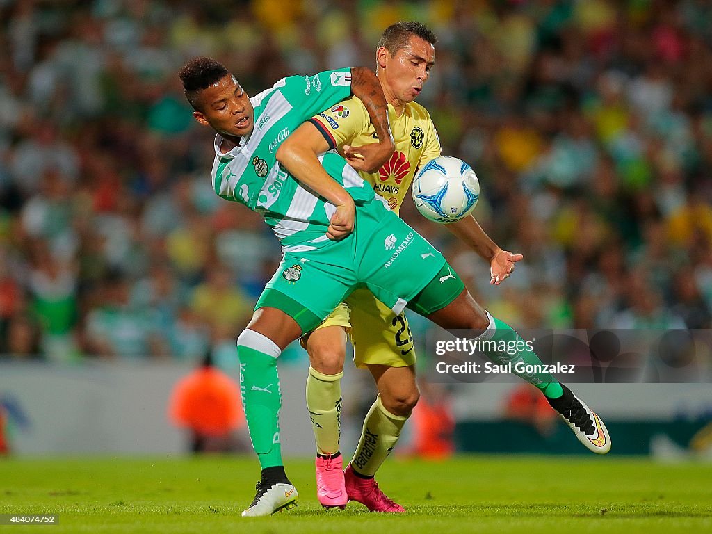 Santos Laguna v America - Apertura 2015 Liga MX