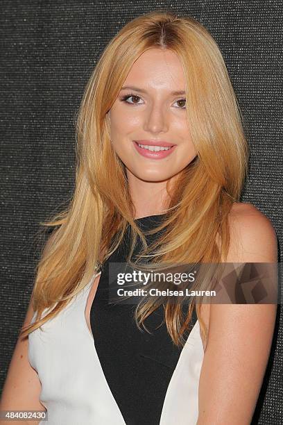 Actress Bella Thorne arrives at the premiere of Manis Film's 'Big Sky' at Arena Cinema Hollywood on August 14, 2015 in Hollywood, California.