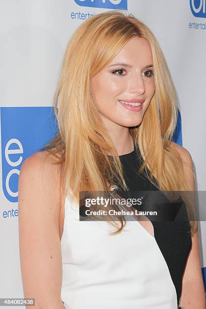 Actress Bella Thorne arrives at the premiere of Manis Film's 'Big Sky' at Arena Cinema Hollywood on August 14, 2015 in Hollywood, California.