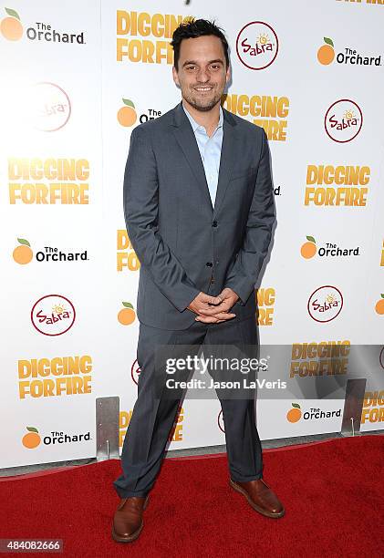 Actor Jake M. Johnson attends the premiere of "Digging For Fire" at ArcLight Cinemas on August 13, 2015 in Hollywood, California.