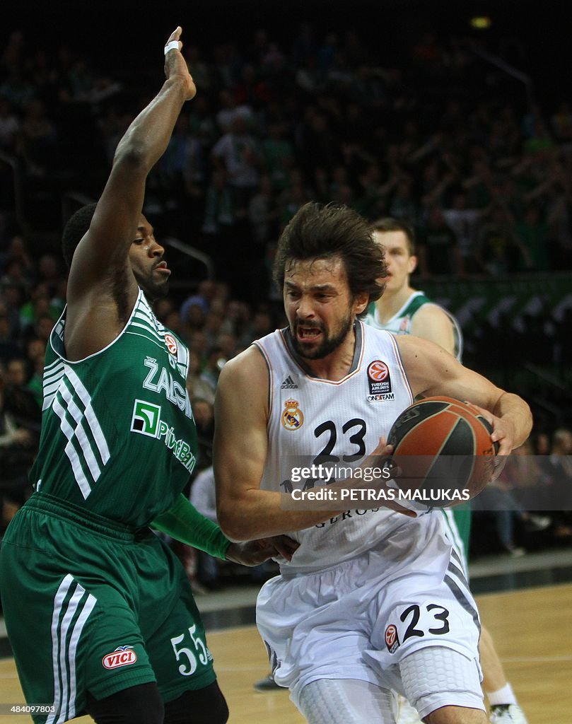 BASKET-EURL-ZALGIRIS KAUNAS-REAL MADRID