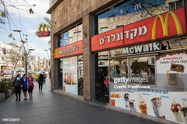 haifa, herzl street - fred mcdonald stock pictures, royalty-free photos & images