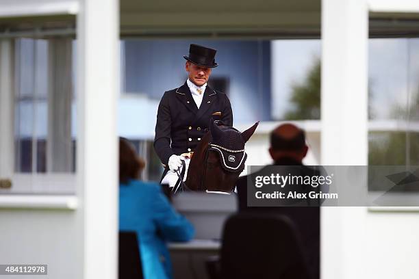 Edward Gal of the Netherlands competes on his horse Glock's Undercover N.O.P. During the Dressage Grand Prix Special Individual Final on Day 4 of the...