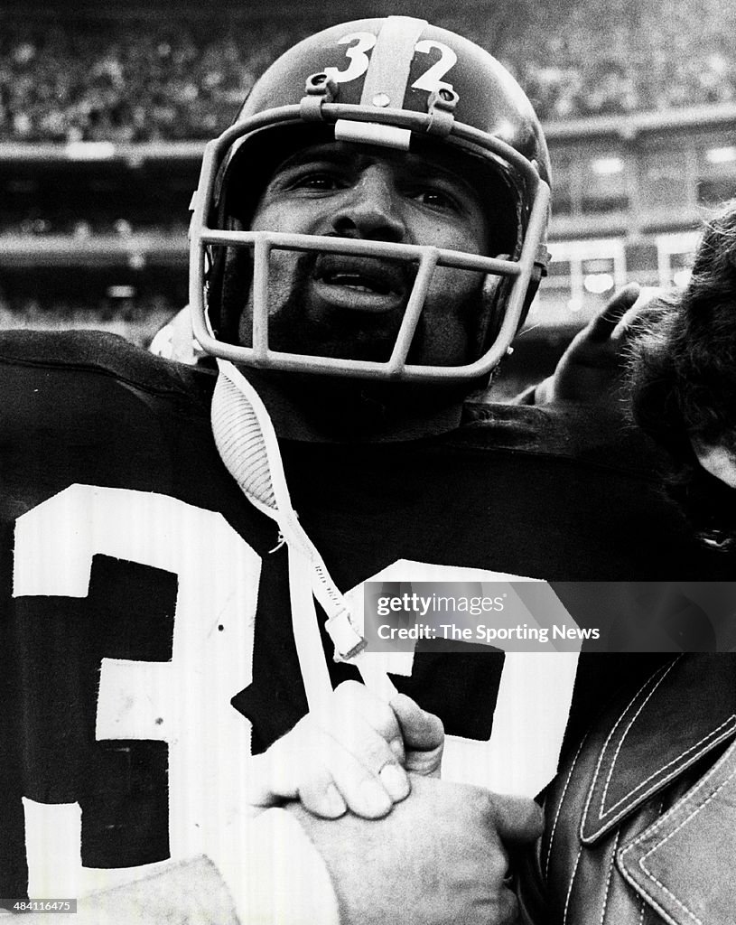 Franco Harris of the Pittsburgh Steelers