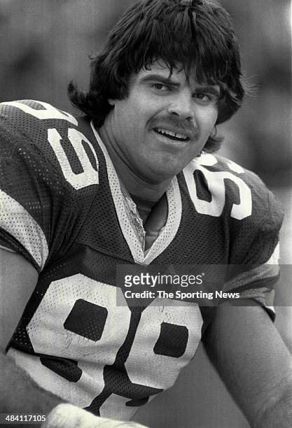 Mark Gastineau of the New York Jets looks on circa 1980s.
