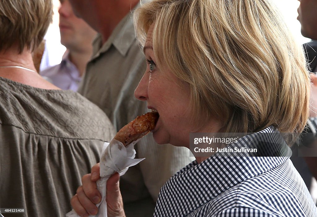 Presidential Candidates Stump At Iowa State Fair