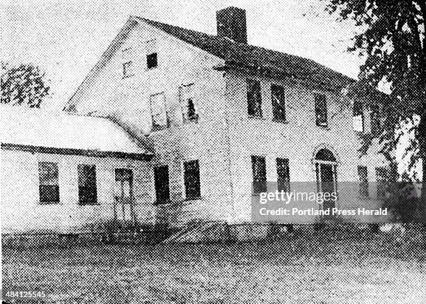 Where oh where lke -- This is a 1940 photo of the Daniel Hill house on the Bridgton-Sebago Center road. The house was built in Sebago in 1827 by one...