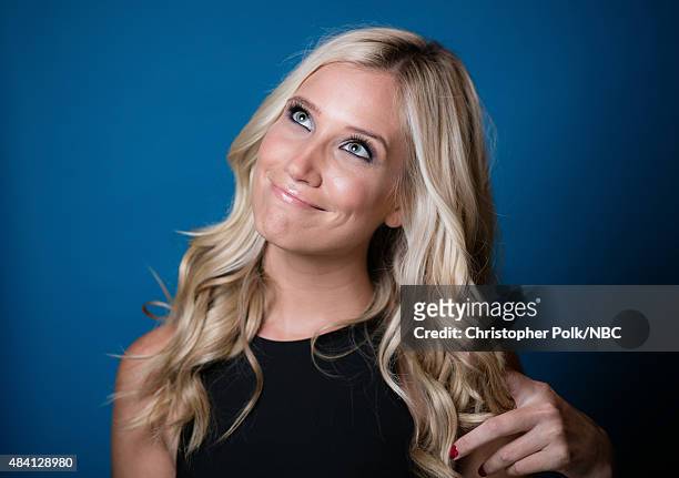NBCUniversal Portrait Studio, August 2015 -- Pictured: TV personality Kristine Leahy from "American Ninja Warrior" poses for a portrait at the...