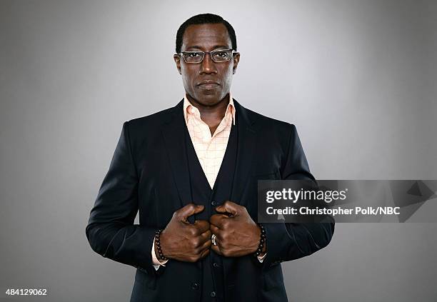 NBCUniversal Portrait Studio, August 2015 -- Pictured: Actor Wesley Snipes from "The Player" poses for a portrait at the NBCUniversal Summer Press...