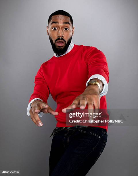 NBCUniversal Portrait Studio, August 2015 -- Pictured: Actor Tone Bell from "Truth Be Told" poses for a portrait at the NBCUniversal Summer Press Day...