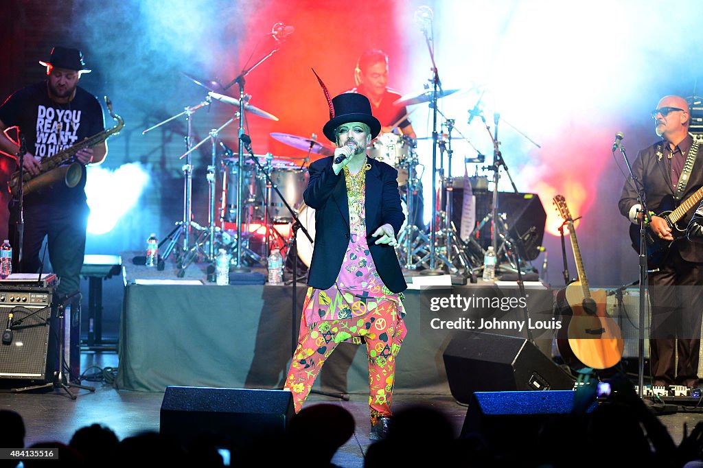 Culture Club Performs At Bayfront Park Amphitheatre