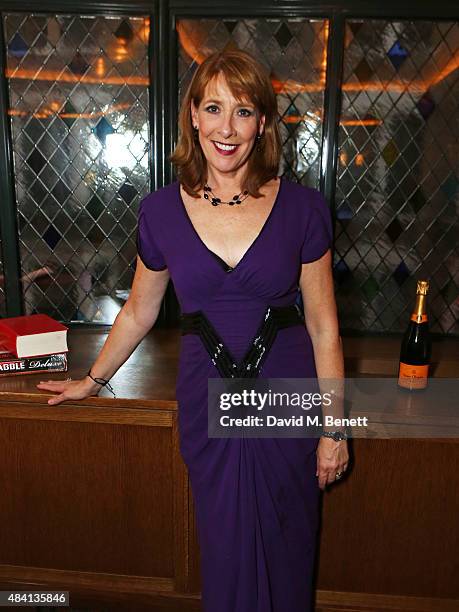 Phyllis Logan attends the Downton Abbey wrap party at The Ivy on August 15, 2015 in London, England.