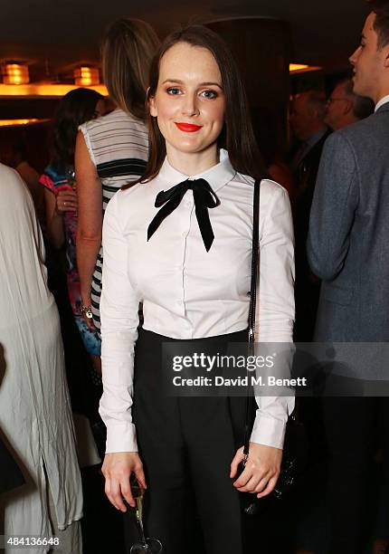 Sophie McShera attends the Downton Abbey wrap party at The Ivy on August 15, 2015 in London, England.