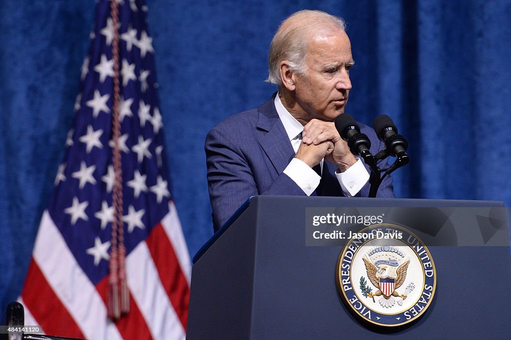 VP Biden And Defense Secretary Carter Attend Memorial Service For Servicemen Killed In Chattanooga Shooting