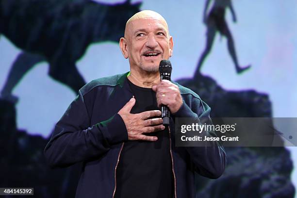 Actor Ben Kingsley of THE JUNGLE BOOK took part today in "Worlds, Galaxies, and Universes: Live Action at The Walt Disney Studios" presentation at...