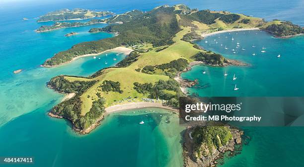 beautiful new zealand - bay of islands stock pictures, royalty-free photos & images