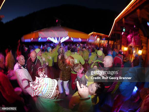 Après-Ski party in Stubai Austria