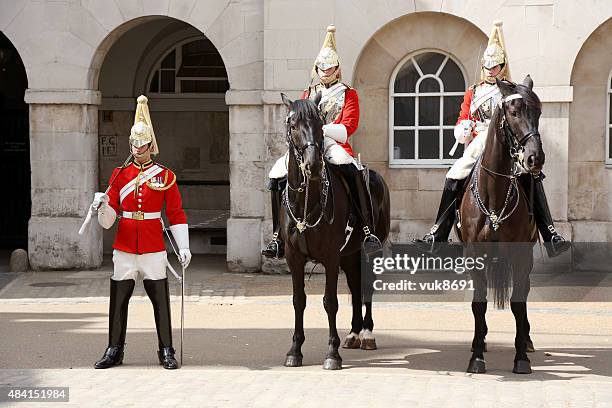 queen's life guard - queens guard stock pictures, royalty-free photos & images