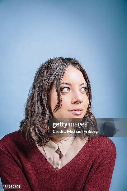 Actress Aubrey Plaza is photographed for Variety on January 18, 2014 in Park City, Utah.