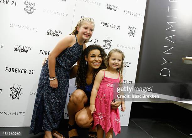 Grammy-Nominated Sony Music Recording Artist, Jordin Sparks hosts VIP meet and greet at Dynamite boutique at Fashion Show Las Vegas on August 15,...