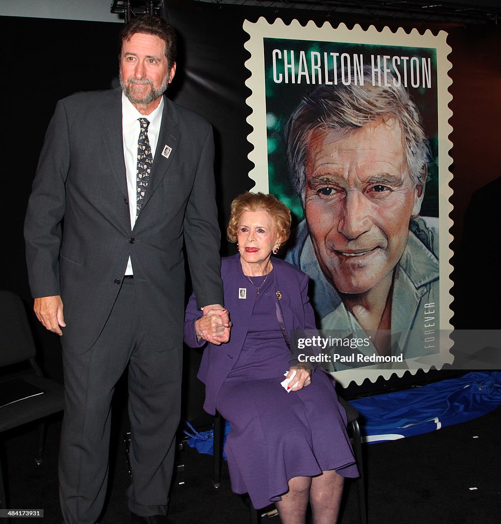 2014 TCM Classic Film Festival - Dedication Ceremony For Charlton Heston Forever Stamp