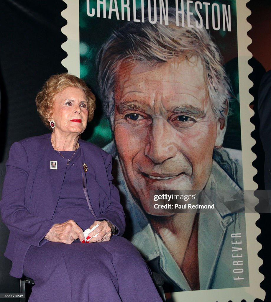 2014 TCM Classic Film Festival - Dedication Ceremony For Charlton Heston Forever Stamp