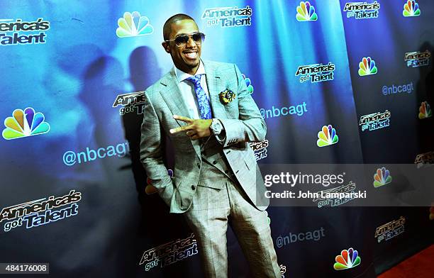 Nick Cannon attends "America's Got Talent" season 10 on August 12, 2015 at Radio City Music Hall on August 12, 2015 in New York City.