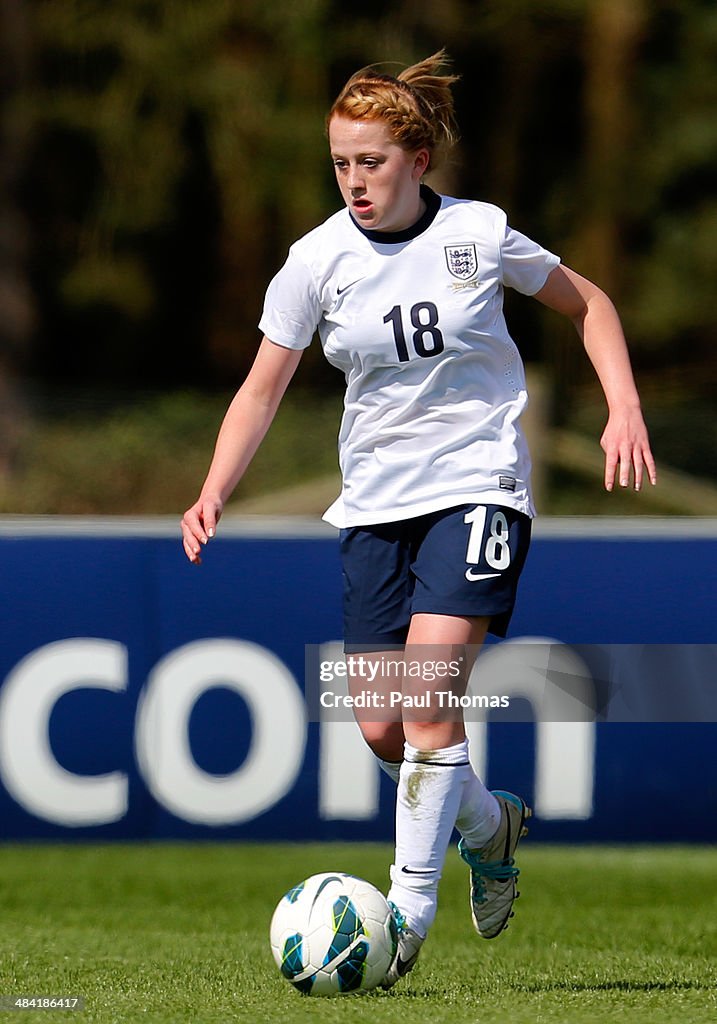 UEFA U16 Women's Development Tournament: England v Switzerland