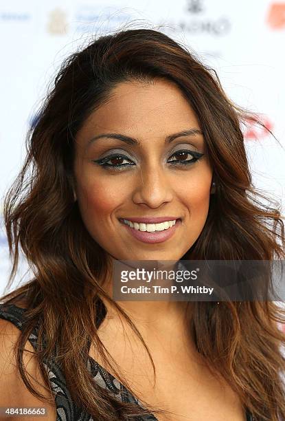 Isa Guha attends the Asian Rich List 2014 at Westminster Bridge Park Plaza Hotel on April 11, 2014 in London, England.