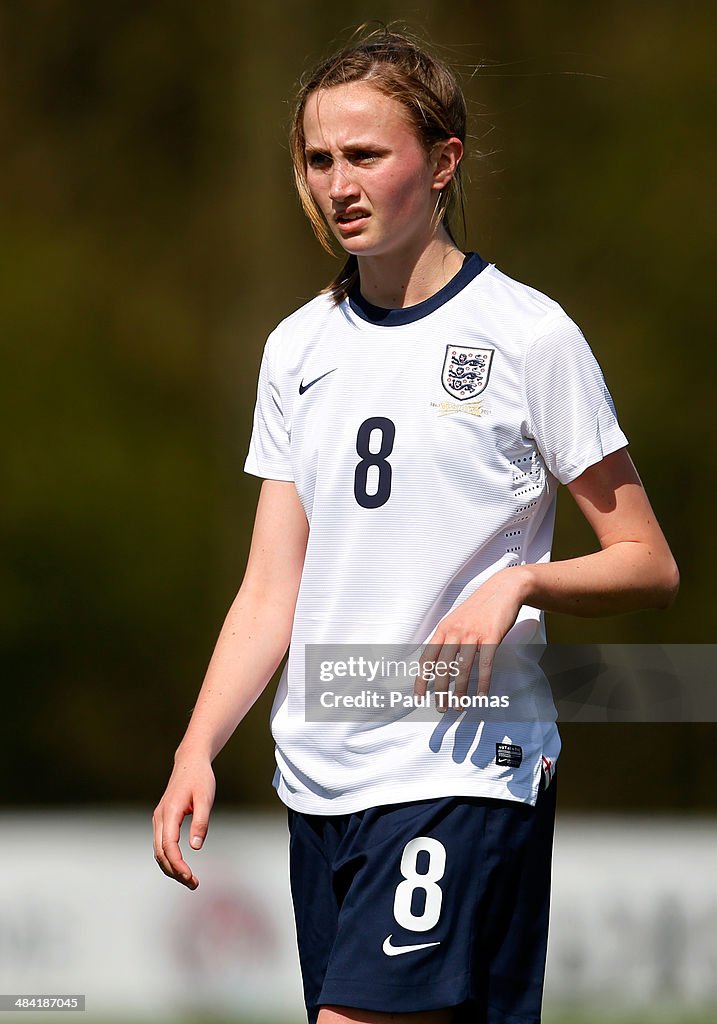 UEFA U16 Women's Development Tournament: England v Switzerland