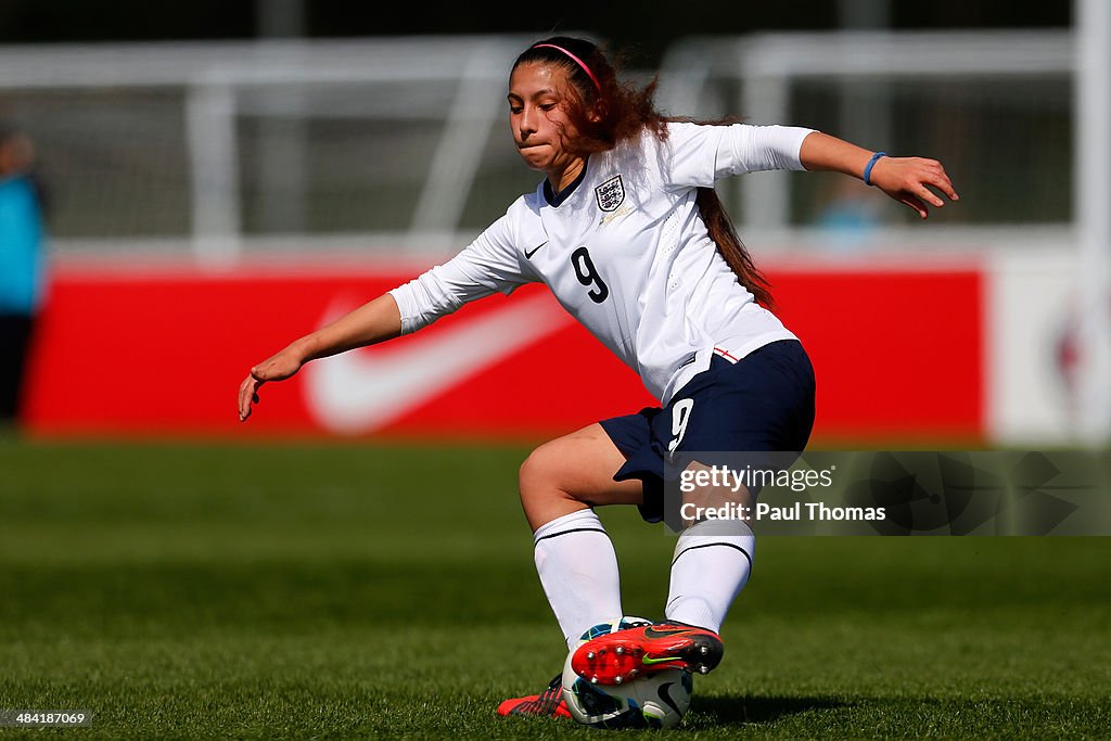 UEFA U16 Women's Development Tournament: England v Switzerland