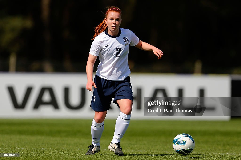 UEFA U16 Women's Development Tournament: England v Switzerland