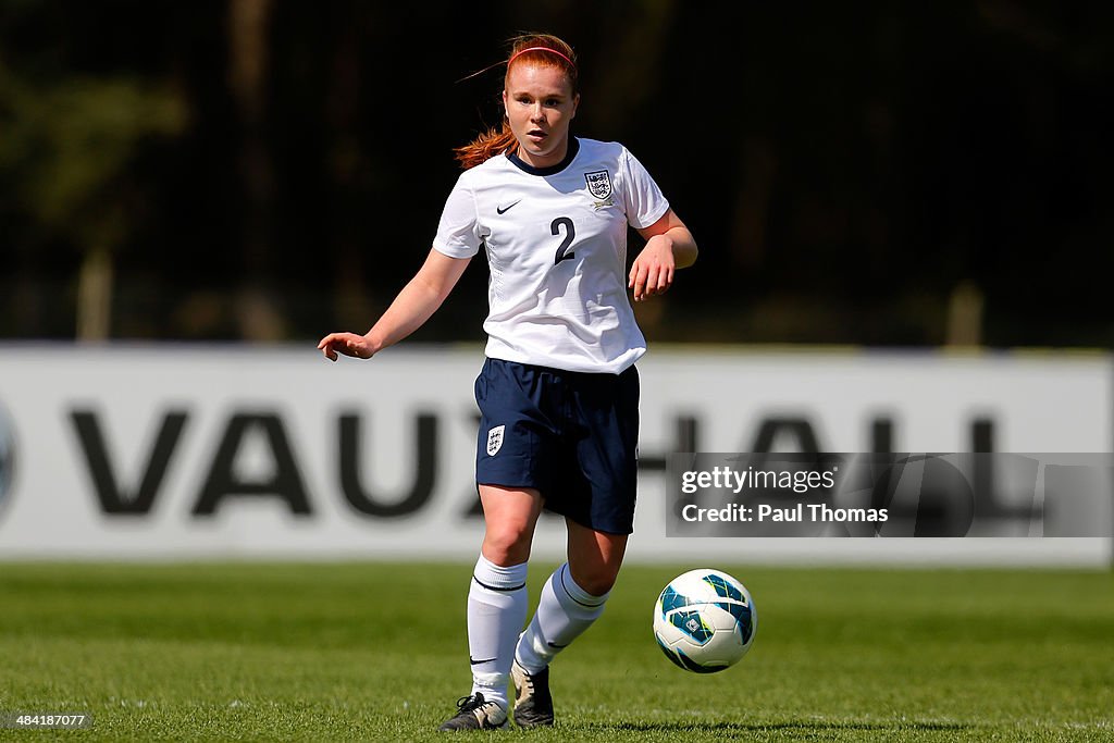UEFA U16 Women's Development Tournament: England v Switzerland