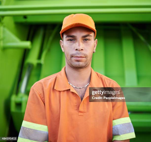 i take sanitation removal seriously - dustman stock pictures, royalty-free photos & images