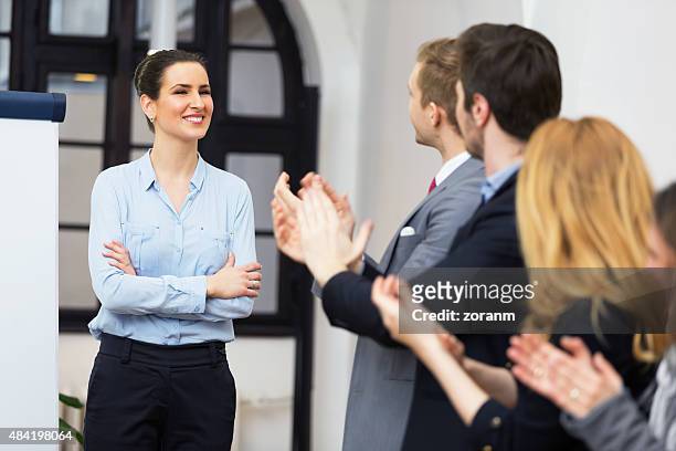 that was great presentation! - respect woman stock pictures, royalty-free photos & images