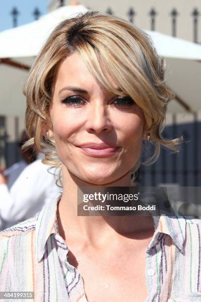 Actress McKenzie Westmore attends the Despicable Me Minion Mayhem and Super Silly Fun Land open at Universal Studios Hollywood on April 11, 2014 in...