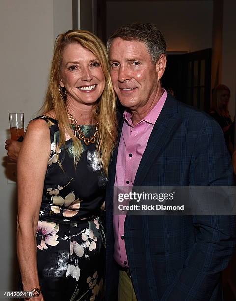 Tracey Frist and Former Senator Bill Frist attend Cuban Summer 2015 event in Nashville on August 15, 2015 in Nashville, Tennessee.