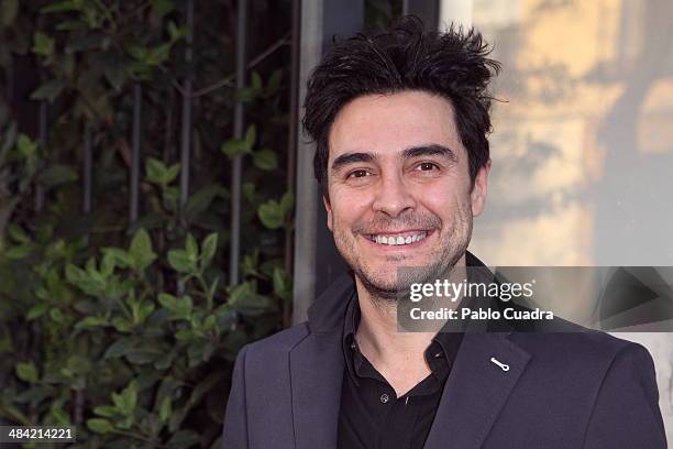 Spanish actor Jose Manuel Seda attends the premiere of El Profeta Loco at Galileo Theater on April 11, 2014 in Madrid, Spain.