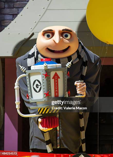 Gru attends Universal Studios Hollywood Celebrates The Premiere Of New 3D Ultra HD digital Animation Adventure "Despicable Me Minion Mayhem" at...