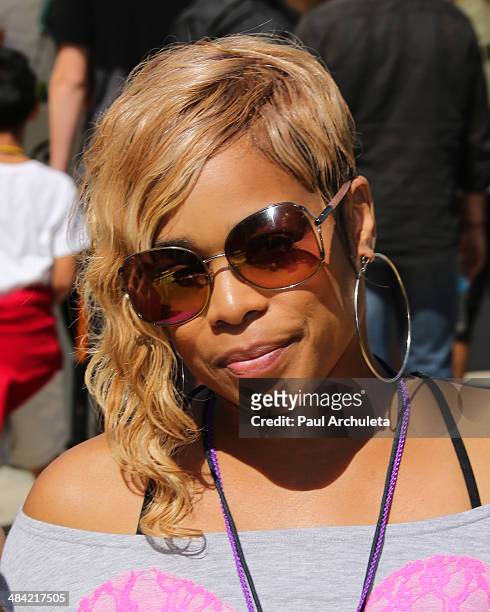 Recording Artist Tionne Watkins aka: "T-Boz" attends the the premiere of the new 3D Ultra HD digital animation adventure "Despicable Me Minion...