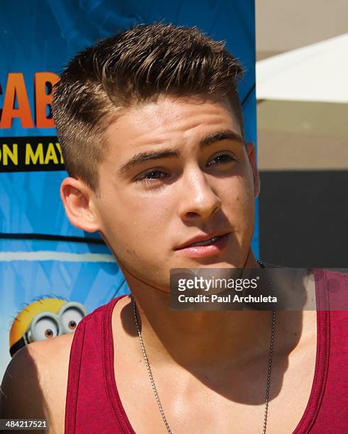 Actor Cody Christian attends the the premiere of the new 3D Ultra HD digital animation adventure "Despicable Me Minion Mayhem" at Universal Studios...