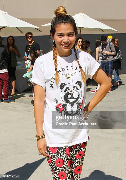 Actress Hayley Kiyoko attends the the premiere of the new 3D Ultra HD digital animation adventure "Despicable Me Minion Mayhem" at Universal Studios...