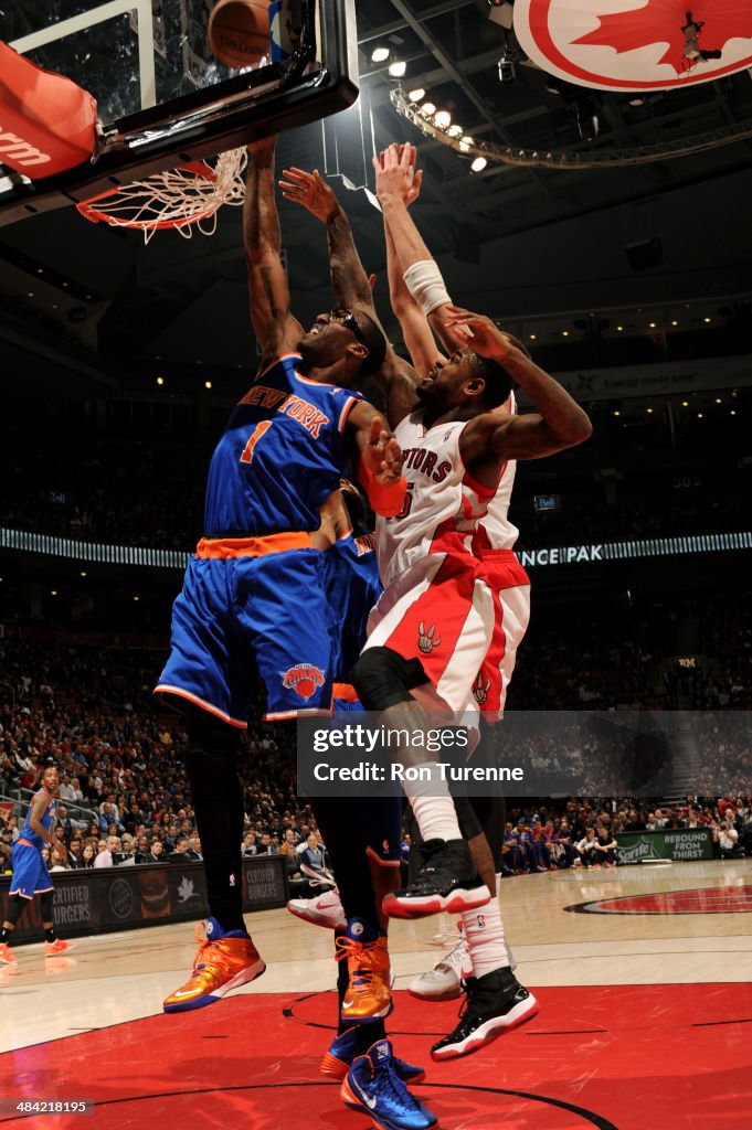 New York Knicks v Toronto Raptors