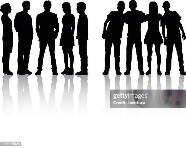 groups - ceo talking stock illustrations