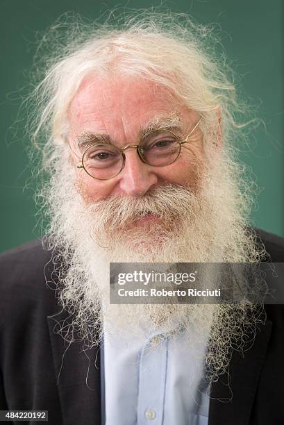 British philologist and Assyriologist Irving Finkel attends a photocall at Edinburgh International Book Festival on August 16, 2015 in Edinburgh,...